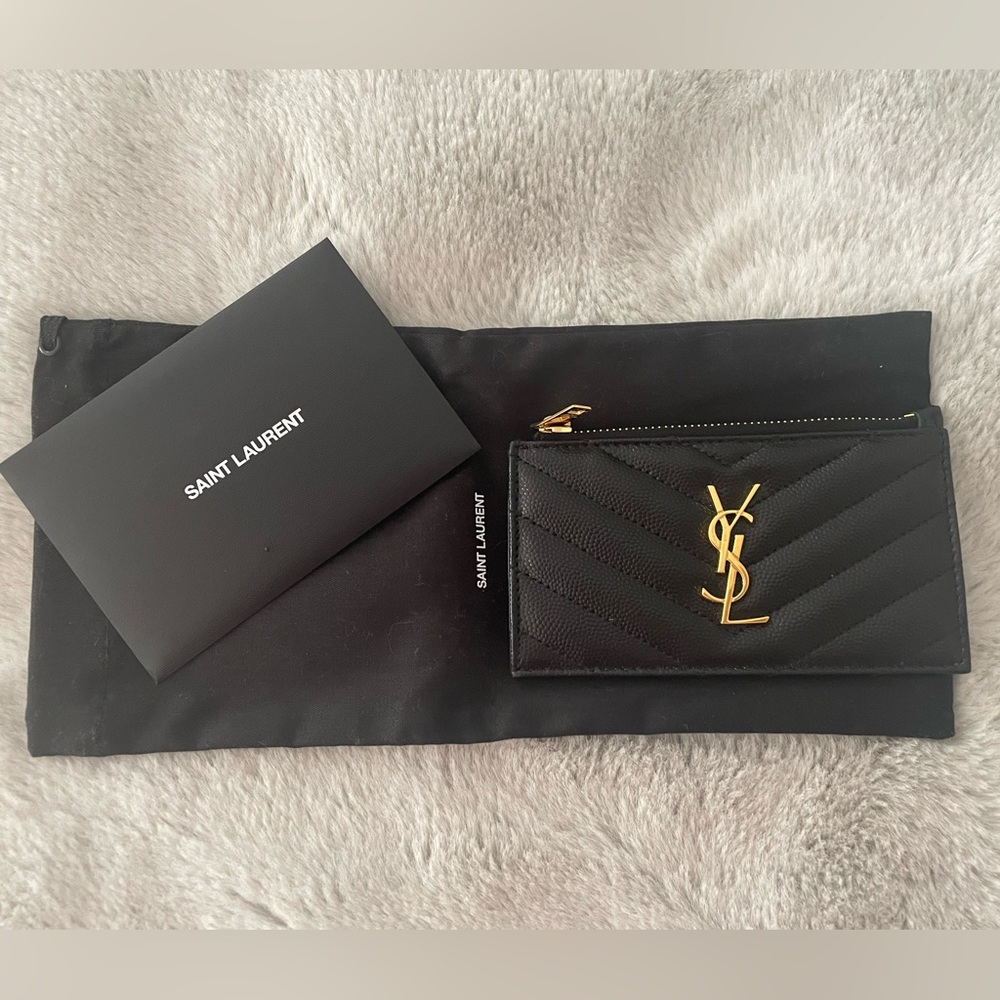 YSL card holder wallet
